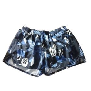 Dip Women's Navy and White Floral Athletic Shorts